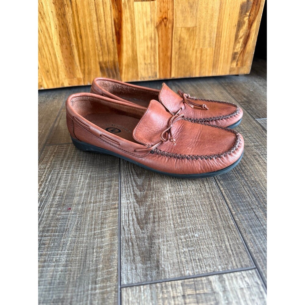 Women’s Dexter Comfort Leather Loafers Sz. 9.5M Cognac